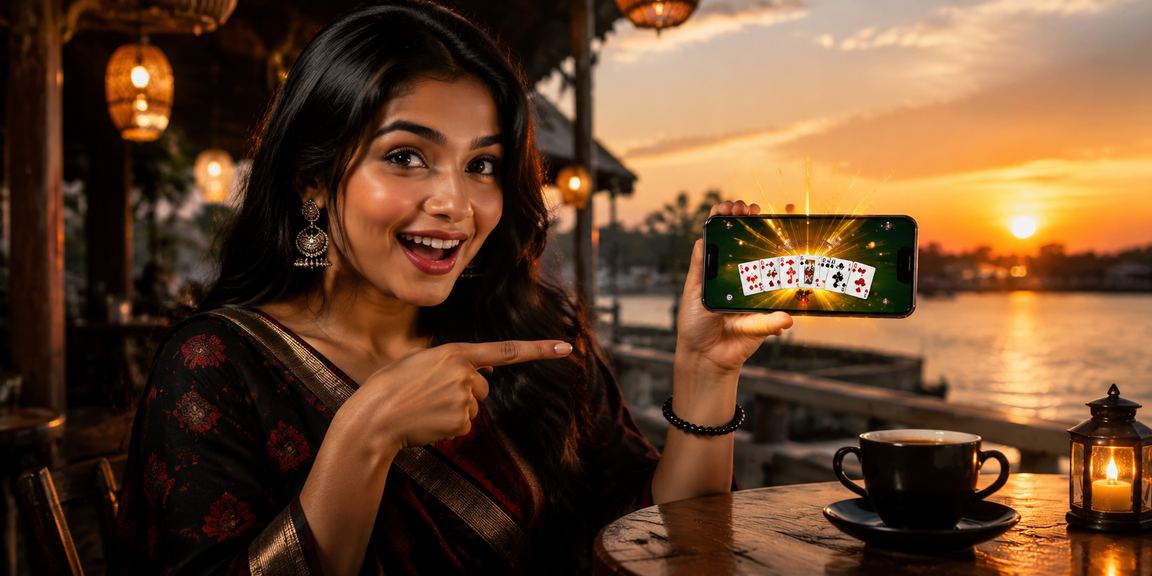 বগুড়ায় মোবাইলে রুমি খেলার দৃশ্য