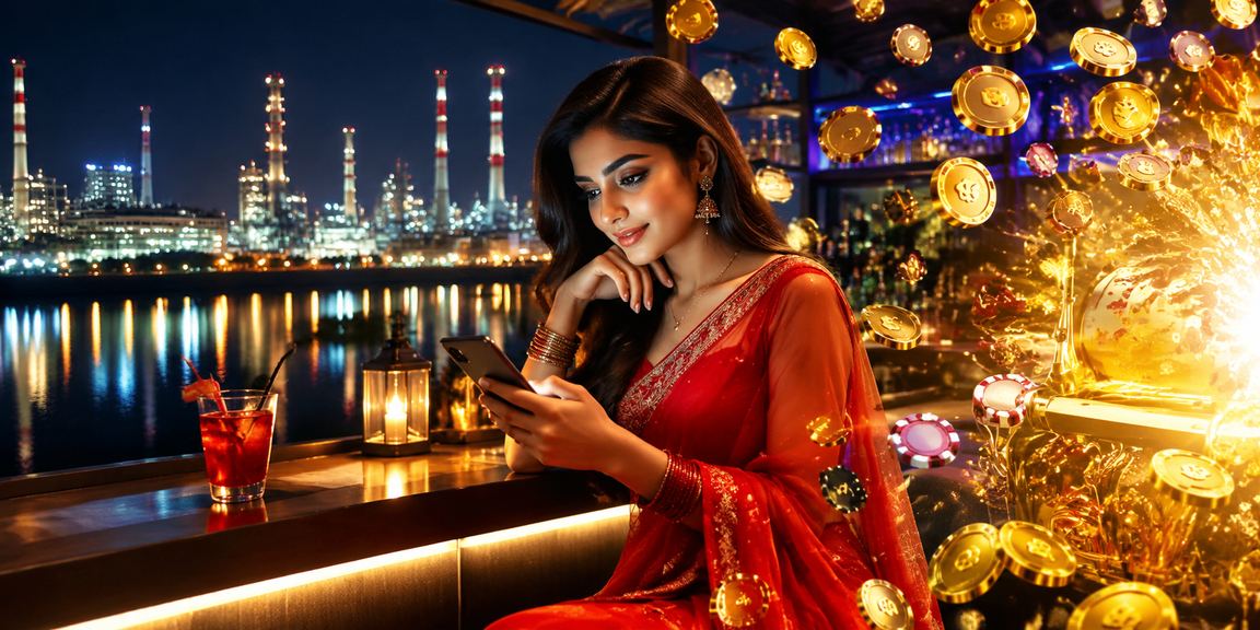 গাজীপুরে মোবাইল থেকে ক্যাসিনো গেম উপভোগ করছে একটি মডেল